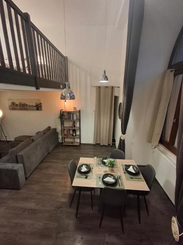 Zona d'estar a Appartement Floriloft