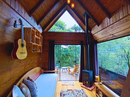 Fotografie z fotogalerie ubytování Chalé na Pousada Eco das Aves próximo a vinícola Thera v destinaci Bom Retiro