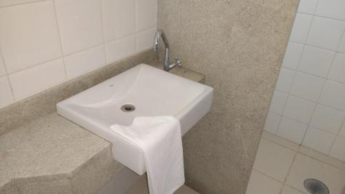 Ванная комната в Hotel e Restaurante Chão Nativo