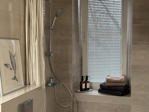 Koupelna v ubytování Calm Stay Teika Apartment