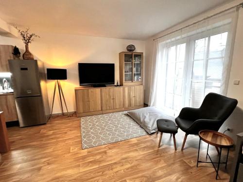 Et tv og/eller underholdning på Apartmán Mařinka