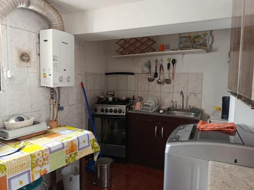 Η κουζίνα ή μικρή κουζίνα στο Piedras Blancas