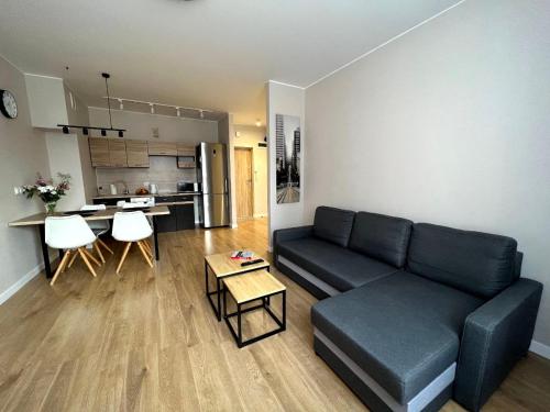 Kuchyň nebo kuchyňský kout v ubytování Cosy Guest Apartment Gdynia