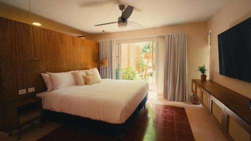 Ένα ή περισσότερα κρεβάτια σε δωμάτιο στο Casa Sofía Centro