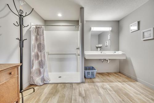 Koupelna v ubytování Big Spirit Resort