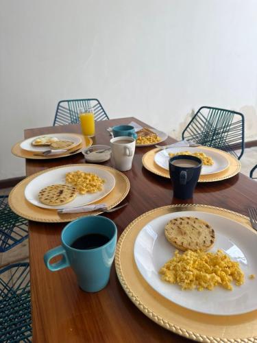 Mad på bed and breakfast-stedet eller i nærheden