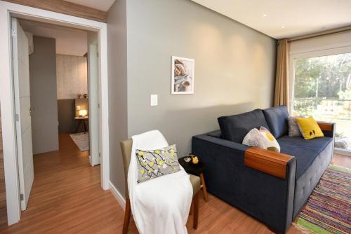 Χώρος καθιστικού στο Rosa Edifício Prime Elegance