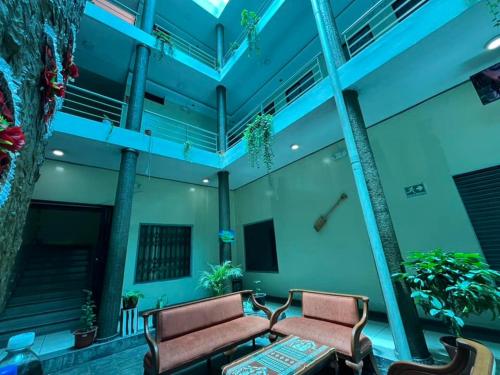 Posezení v ubytování Hostal Marín Central - Quito