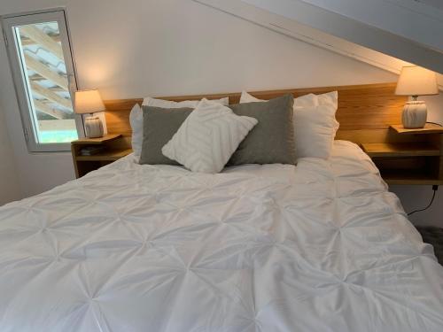 Postel nebo postele na pokoji v ubytování Villa Brisa del Caribe