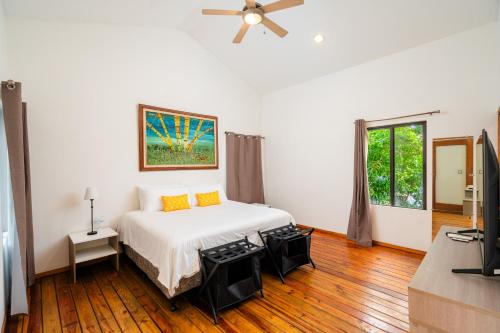 Llit o llits en una habitació de Casa Milo