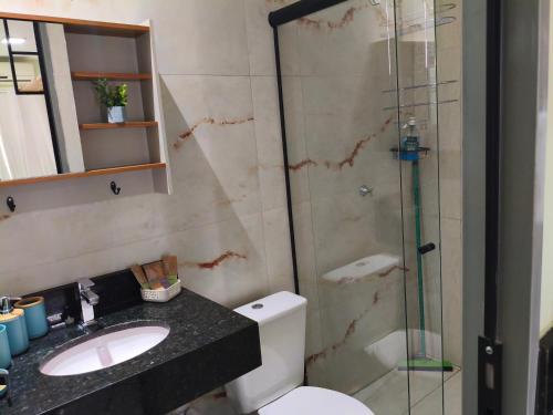 Et badeværelse på Flats containers