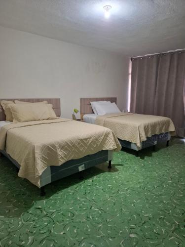 Postel nebo postele na pokoji v ubytování Hotel villa 15