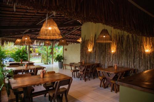 Restaurace v ubytování Kaçuá Milagres