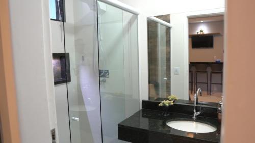 Koupelna v ubytování Flats Catamarã