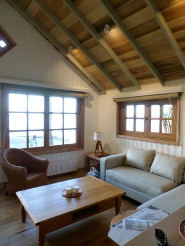 Cabañas Quebrada Verdeにあるシーティングエリア