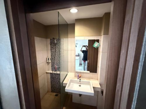 Ένα μπάνιο στο Studentpark Apartmen By Jia Room