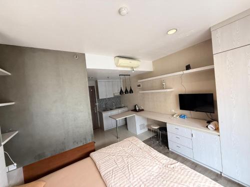 Η κουζίνα ή μικρή κουζίνα στο Studentpark Apartmen By Jia Room