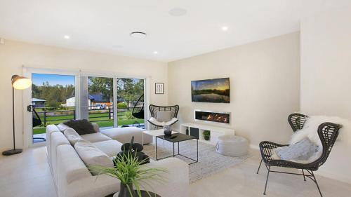 Χώρος καθιστικού στο The Grape Escape