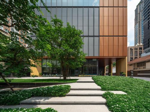 Zahrada ubytování Oakwood Suites Bangkok