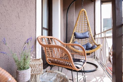 Χώρος καθιστικού στο Ampolis Guest House