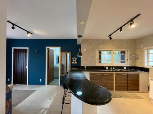 Kuchyň nebo kuchyňský kout v ubytování Pousada Mirante Dom Pedro