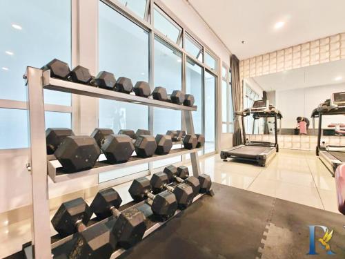 Fitness centrum a/nebo fitness zařízení v ubytování Manhattan at Austin By RR JBcity