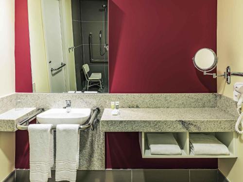Koupelna v ubytování Mercure Ribeirão Preto