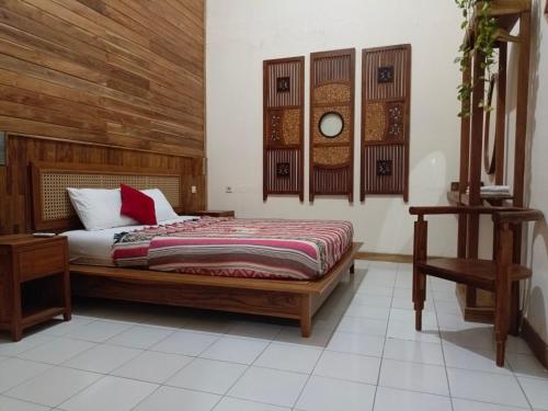 Postel nebo postele na pokoji v ubytování Chody House