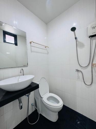 A bathroom at K.L.Apartment