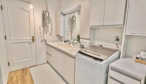 Nhà bếp/bếp nhỏ tại Mybound Homestay Zushi