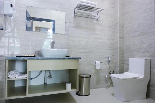 Koupelna v ubytování La Lola