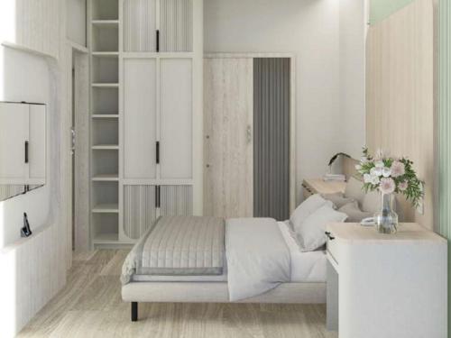 Postel nebo postele na pokoji v ubytování Whale Retreat Destination