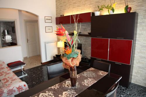 Dapur atau dapur kecil di A casa di Simone a Viareggio