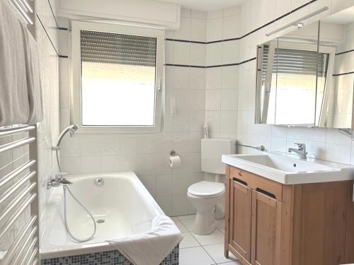 Koupelna v ubytování Haus Lindenstraße Lindenstraße 24