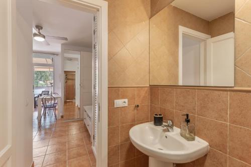 Koupelna v ubytování Vv Faro