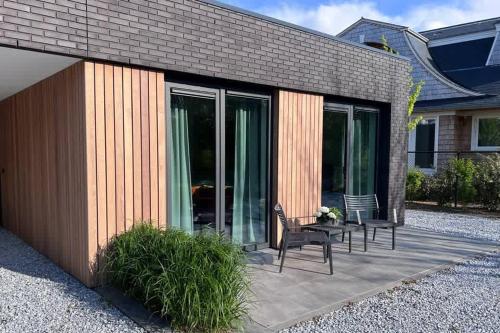 Bygningen som feriehuset ligger i