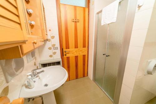 Phòng tắm tại Appartamento Bernardi