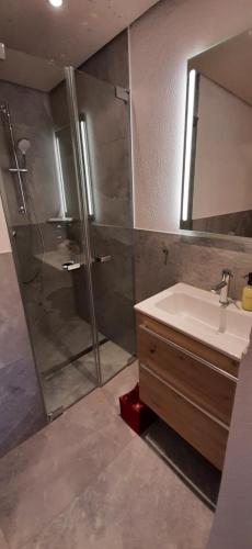 Koupelna v ubytování Gästehaus Reichart