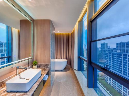 Ένα μπάνιο στο Mousse Hotel