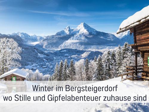 Romantische Winter-Auszeit in Sachrang - Fewo Bergsteigerdorf mit Alpenblick & Relax-Badewanne om vinteren