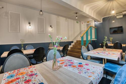 Χώρος καθιστικού στο Hotel Villa Art Novis City Center