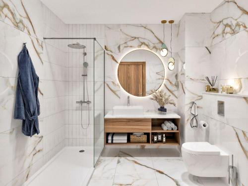 Koupelna v ubytování Sanders Solemare By the Sea