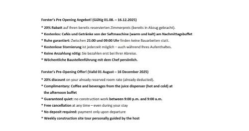 a screenshot of a page of a document at Forster's Naturresort in Neustift im Stubaital