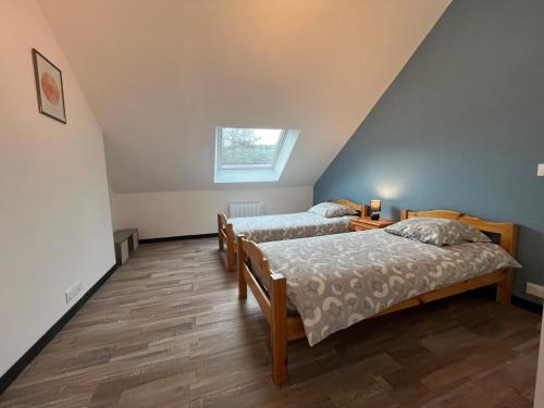 Postel nebo postele na pokoji v ubytování Maison Arques-la-Bataille à 5min de Dieppe