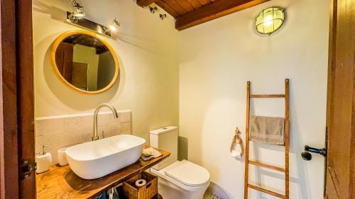 Koupelna v ubytování Finca Estrelicia