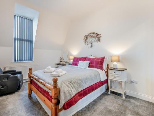 Ένα ή περισσότερα κρεβάτια σε δωμάτιο στο Sea View Penthouse - Regency Mansion