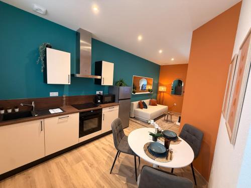 Kuchyň nebo kuchyňský kout v ubytování Cocon Terracotta - Netflix et Parking