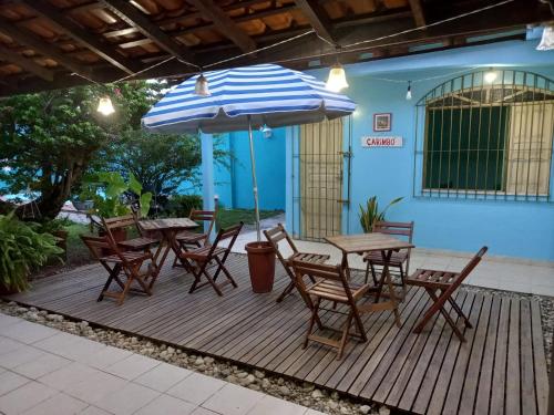 Αίθριο ή υπαίθριος χώρος στο Hostel Ariramba