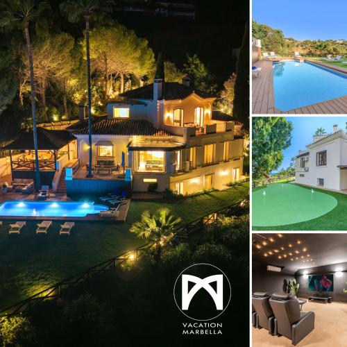 VACATION MARBELLA I Villa Vogue, La Zagaleta, Private Heated Pool, Private Golf Course, BBQ Grill, Movie Theater