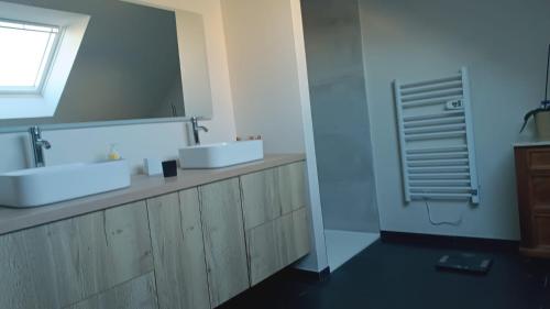 Koupelna v ubytování Le refuge d'Amma